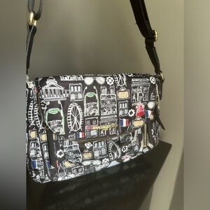 Karl Lagerfeld Paris Flap Messenger Bag EUC